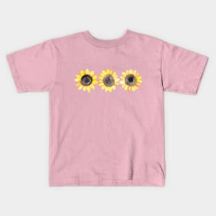 Sunflower Trio Kids T-Shirt